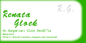 renata glock business card